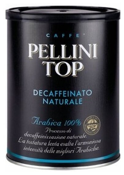 Кофе молотый Pellini Top DEC 250 г ж/б