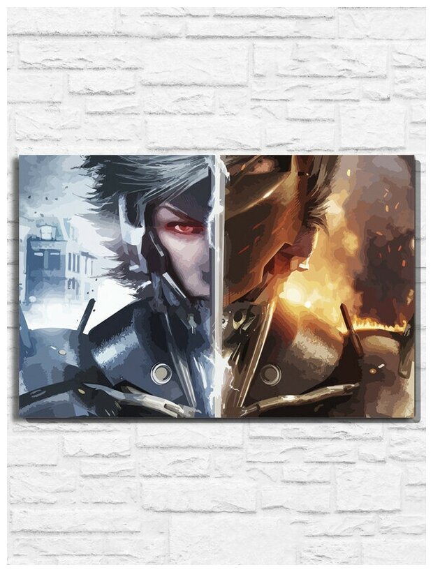 Картина по номерам на холсте игра Metal Gear Rising Revengeance (PS Xbox PC Switch) - 11220 Г 60x40