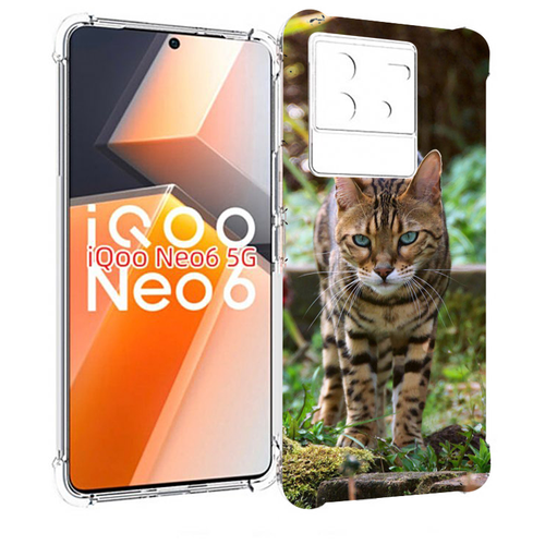 Чехол MyPads порода кошка бенгальская для Vivo iQoo Neo 6 5G задняя-панель-накладка-бампер чехол mypads порода кошка бенгальская для vivo v25 5g v25e задняя панель накладка бампер