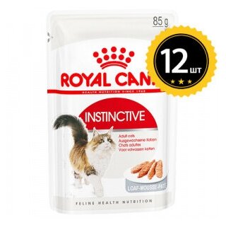 Влажный корм для кошек Royal Canin Instinctive, мясное ассорти 85 г (паштет) - фотография № 5