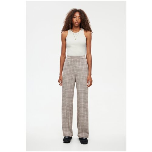 Брюки с застёжкой сзади SHI-SHI (48, латте)