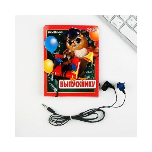 Наушники на открытке Выпускнику комплект 5 шт модель VBT 110 11 х 208 см Like me 97800₽