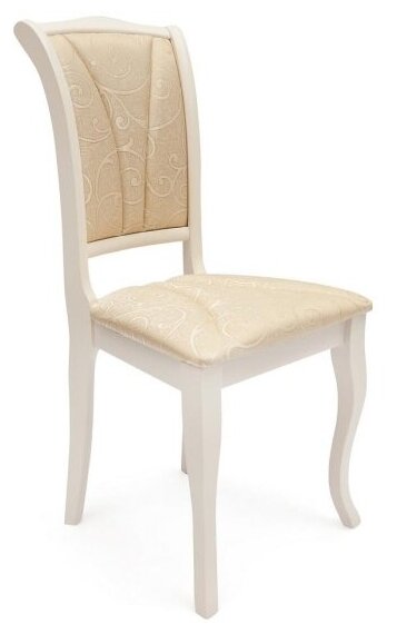 Стул обеденный Tetchair Opera ( OP-SC ), Бежевая ткань, ivory white (слоновая кость) 2 шт/уп