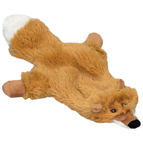 Игрушка меховая Лиса, с пищалкой для собак, Dogman (28 см)