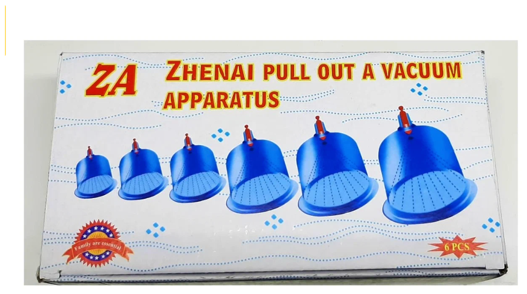 Вакуумные массажные банки - Zhenai pull out a vacuum apparatus (6 шт) - фотография № 1