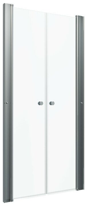 Душевая дверь Triton Дабл 100х185 хром, прозрачная (Щ0000036862)