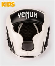 Шлем для бокса защитный детский Venum Challenger 2.0 Kids черный/белый S/M