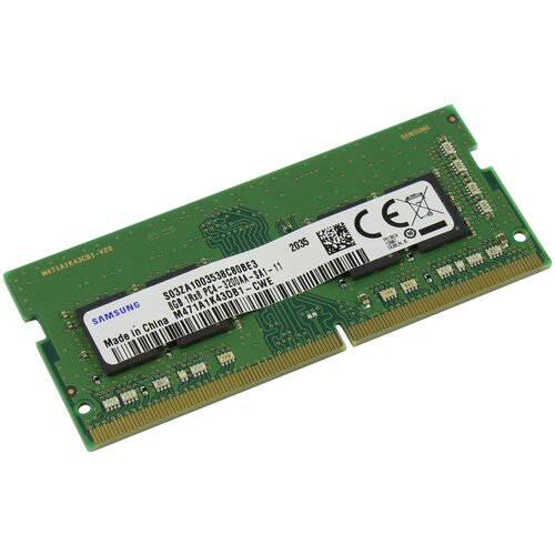 Оперативная память SODIMM Samsung 8 ГБ 3200MHz 1.2V M471A1K43DB1-CWE