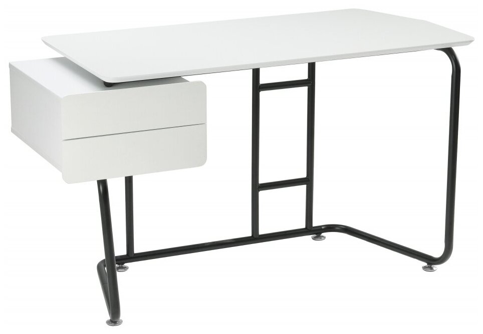 Компьютерный стол Woodville Desk МДФ White/Black