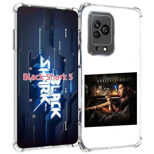 Чехол MyPads Drake - You Only Live Once 2 для Xiaomi Black Shark 5 задняя-панель-накладка-бампер