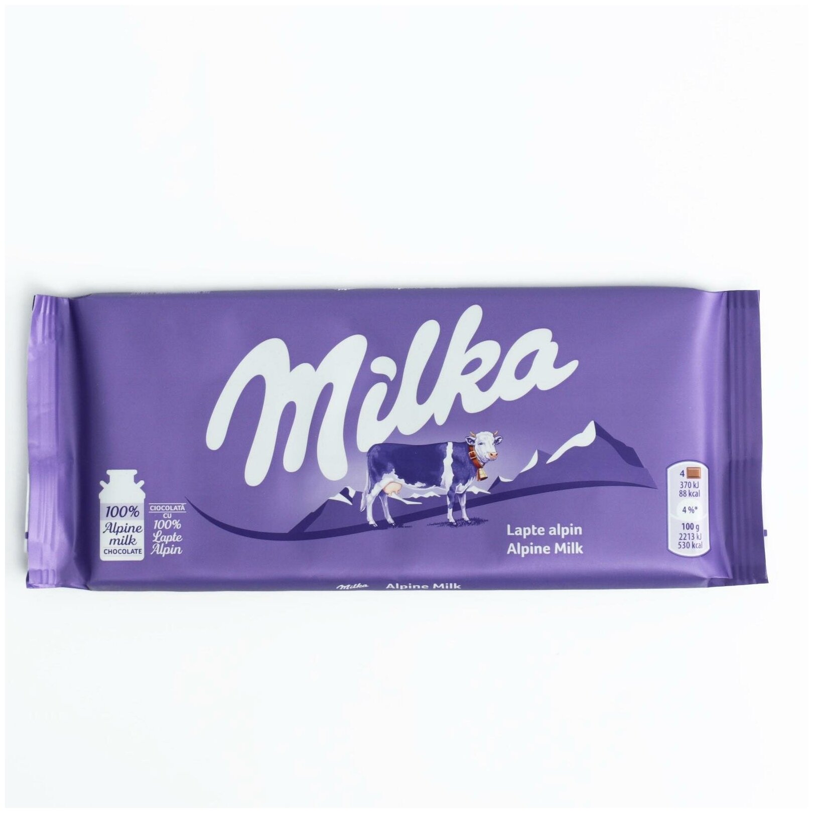 Шоколадная плитка Milka Alpine Milk / Милка Альпийское молоко 100гр (Германия)