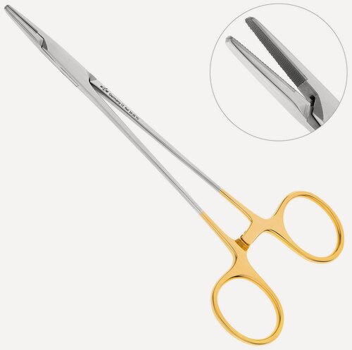 Изображение товара Иглодержатель хирургический прямой Mayo-Hegar TC, 16см, 20-25*