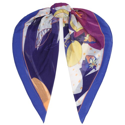 Платок ELEGANZZA,110х110 см, фиолетовый платок eleganzza шерсть 110х110 см фиолетовый