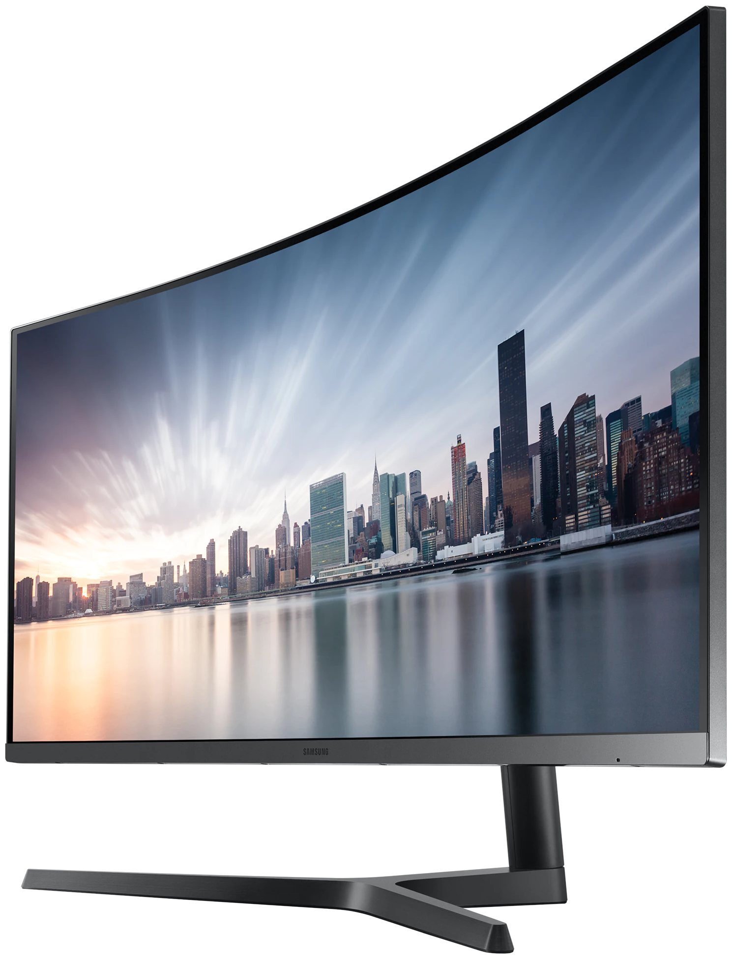 Монитор 34" Samsung Curved C34H890WGR, 3440х1440, 100 Гц, VA, серебристый (lc34h890wgrxen) - фото №5