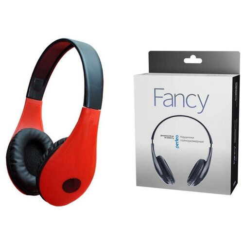 Наушники мониторные проводные Perfeo FANCY черныекрасные 108000₽