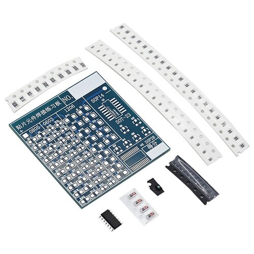 9V KIT Набор - конструктор для самостоятельной сборки и обучения пайки SMD компонентов (У) 10 шт 100% новый чипсет 74hc595 sop16 74hc595d sop sn74hc595d sm74hc595d sm74hc595 smd ic