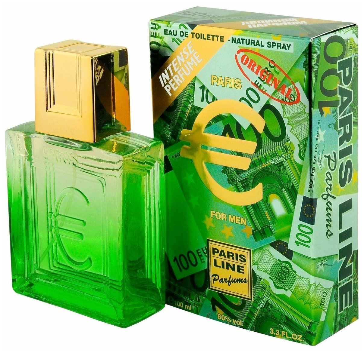 EURO INTENSE PERFUME (Евро двойной парфюм) Т/В муж. 100 мл