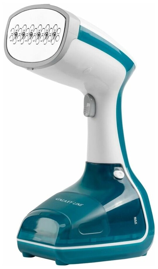фото Пароочистители и отпариватели GALAXY LINE Отпариватель ручной Galaxy Line GL 6192 1000Вт бирюзовый/белый