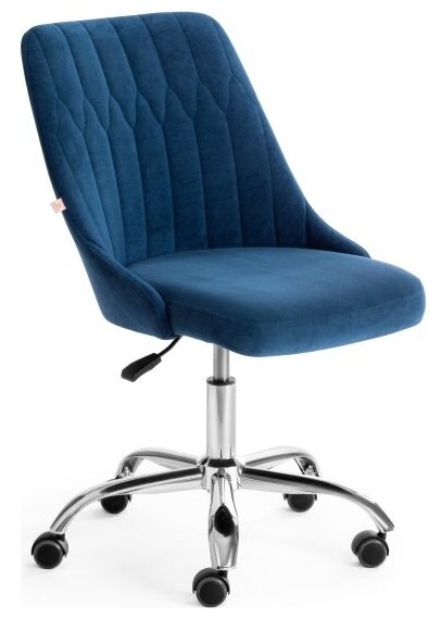 Кресло офисное Tetchair SWAN флок , синий, 32