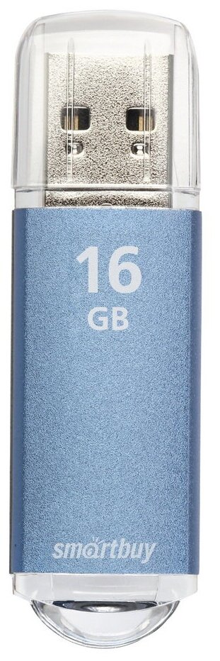 Флеш-накопитель USB 2.0 Smartbuy 16GB V-Cut Blue (SB16GBVC-B)