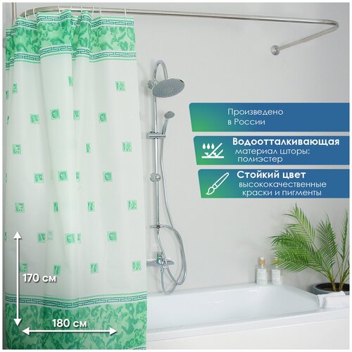 белый, зеленый