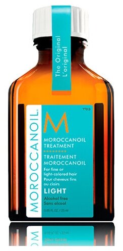 Восстанавливающее масло LIGHT для тонких/светлых волос Moroccanoil 25 мл