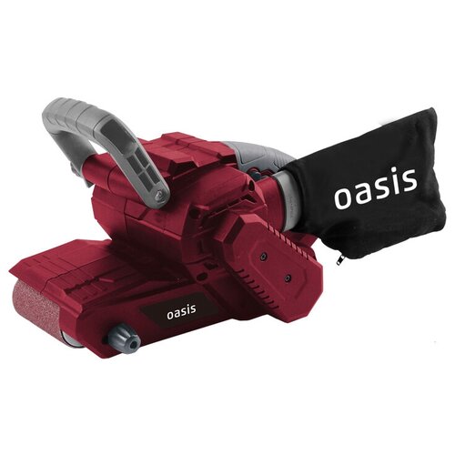 OASIS Шлифмашина ленточная Oasis GL-105 PRO, 1050 Вт, 120-380 м/мин, поверхность 76х155 мм ленточная шлифмашина hammer flex lsm810 [20211]