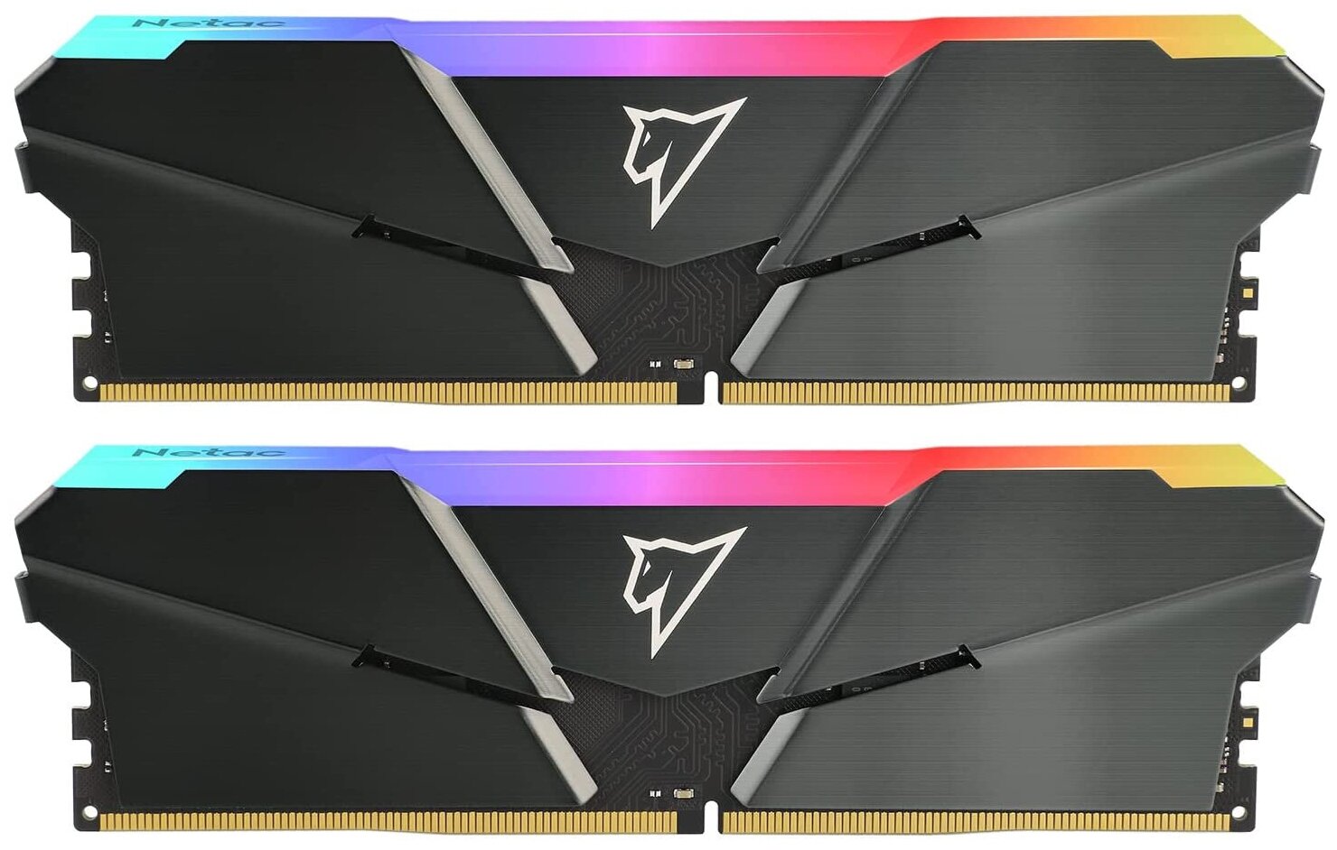 Память DDR4 2x16Gb 3200MHz Netac NTSRD4P32DP-32E Shadow RGB RTL PC4-25600 CL16 DIMM 288-pin 1.35В single rank