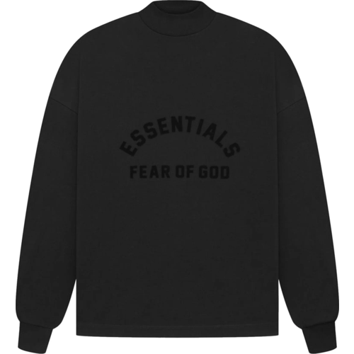 фото Лонгслив fear of god, хлопок, размер m, черный