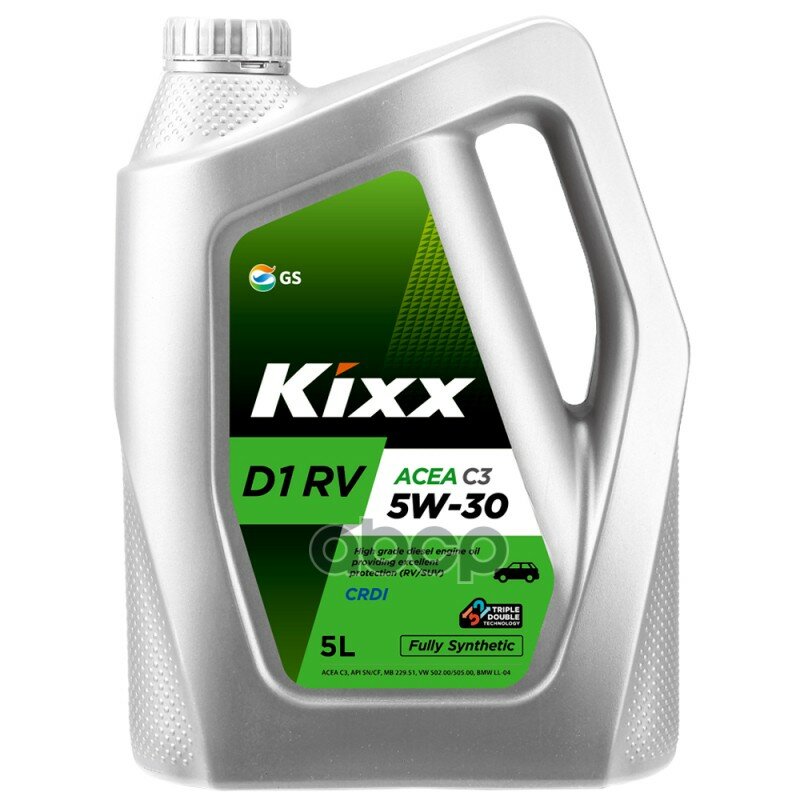 Kixx Масло Моторное 5W30 Kixx 5Л Синтетика D1 Rv Acea C3 Api Sn/Cf (Пластик)