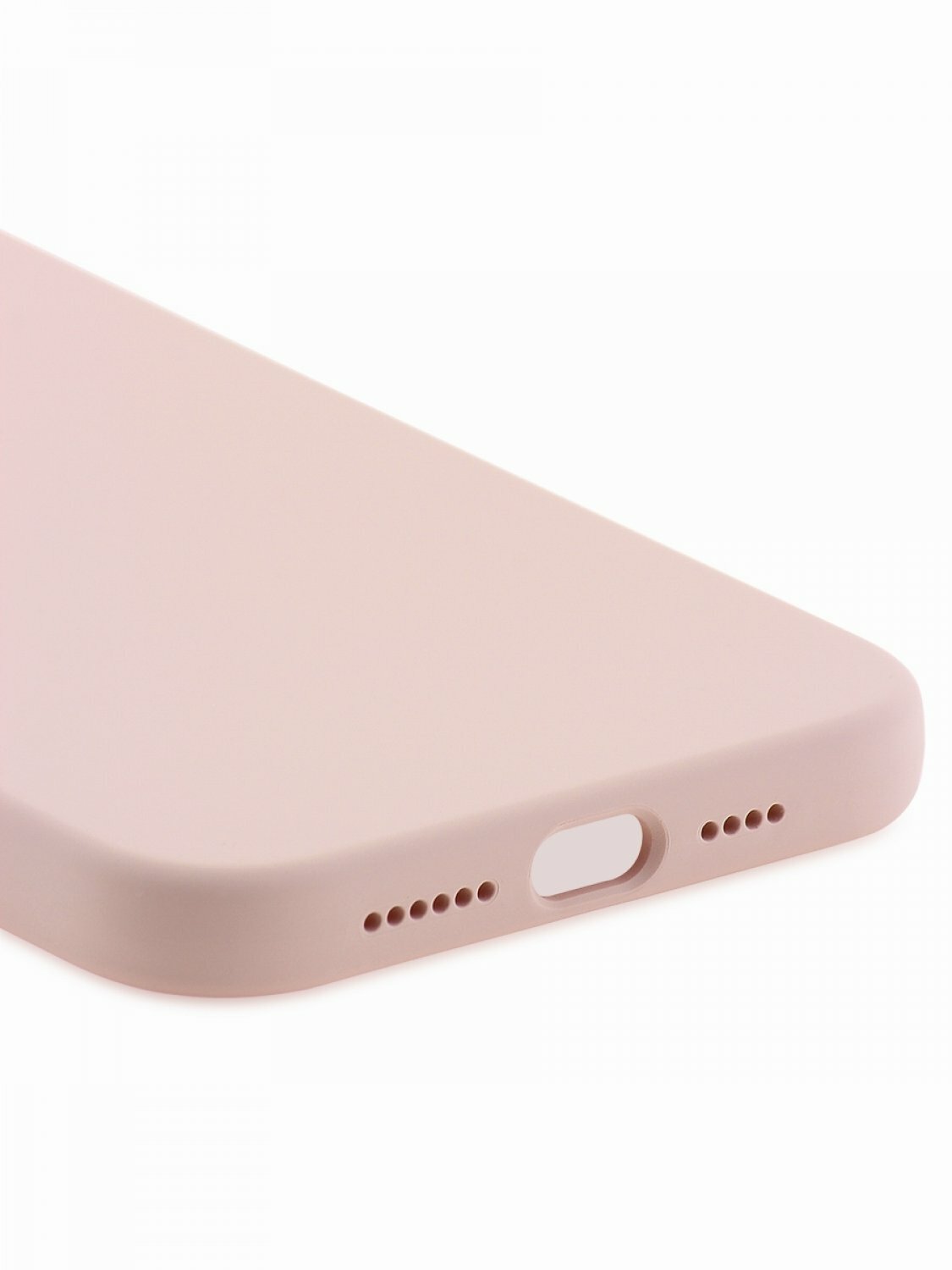 Чехол для iPhone 12 Pro Max Kruche Silicone Pink sand, противоударный пластиковый кейс, защитный силиконовый бампер, софттач накладка с защитой камеры