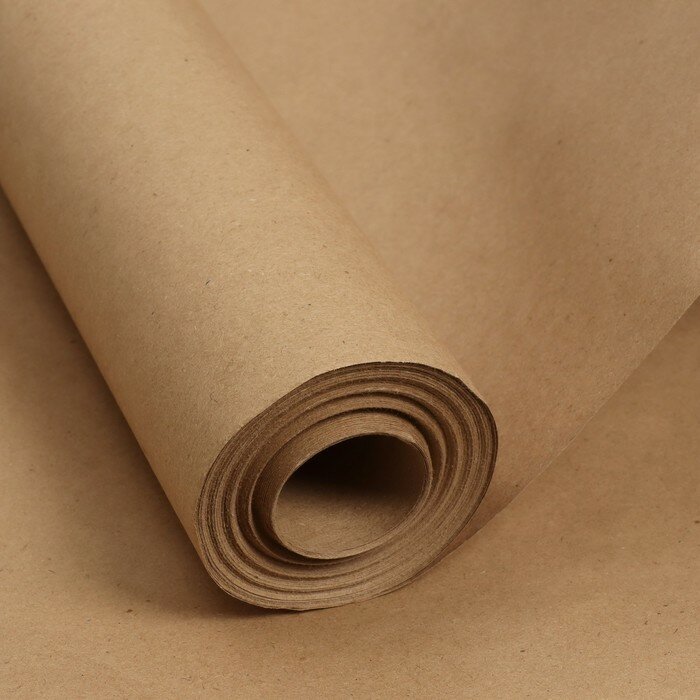 Крафт-бумага в рулоне, 840 мм x 20 м, плотность 78 г/м2, Марка А (Коммунар), Calligrata — фото 1