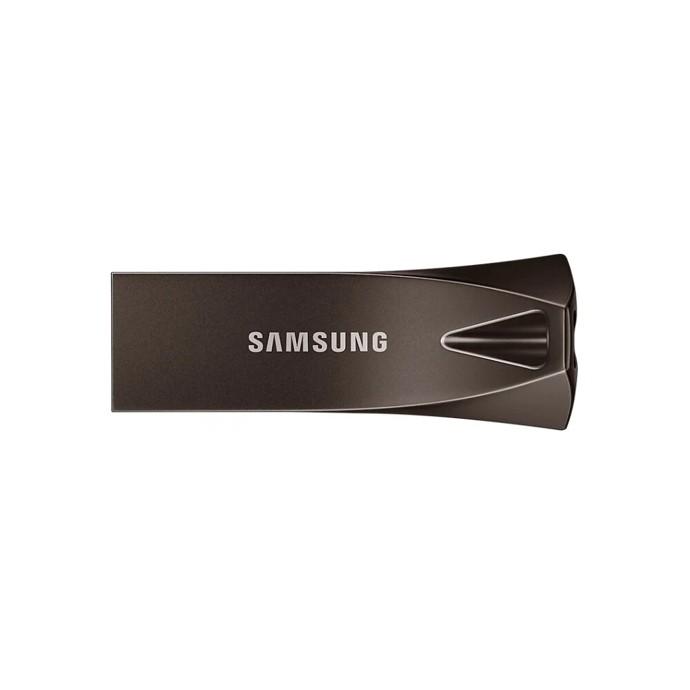 Флешка Samsung Bar Plus MUF-128BE4, 128Гб, USB 3.2, металл, серый титан