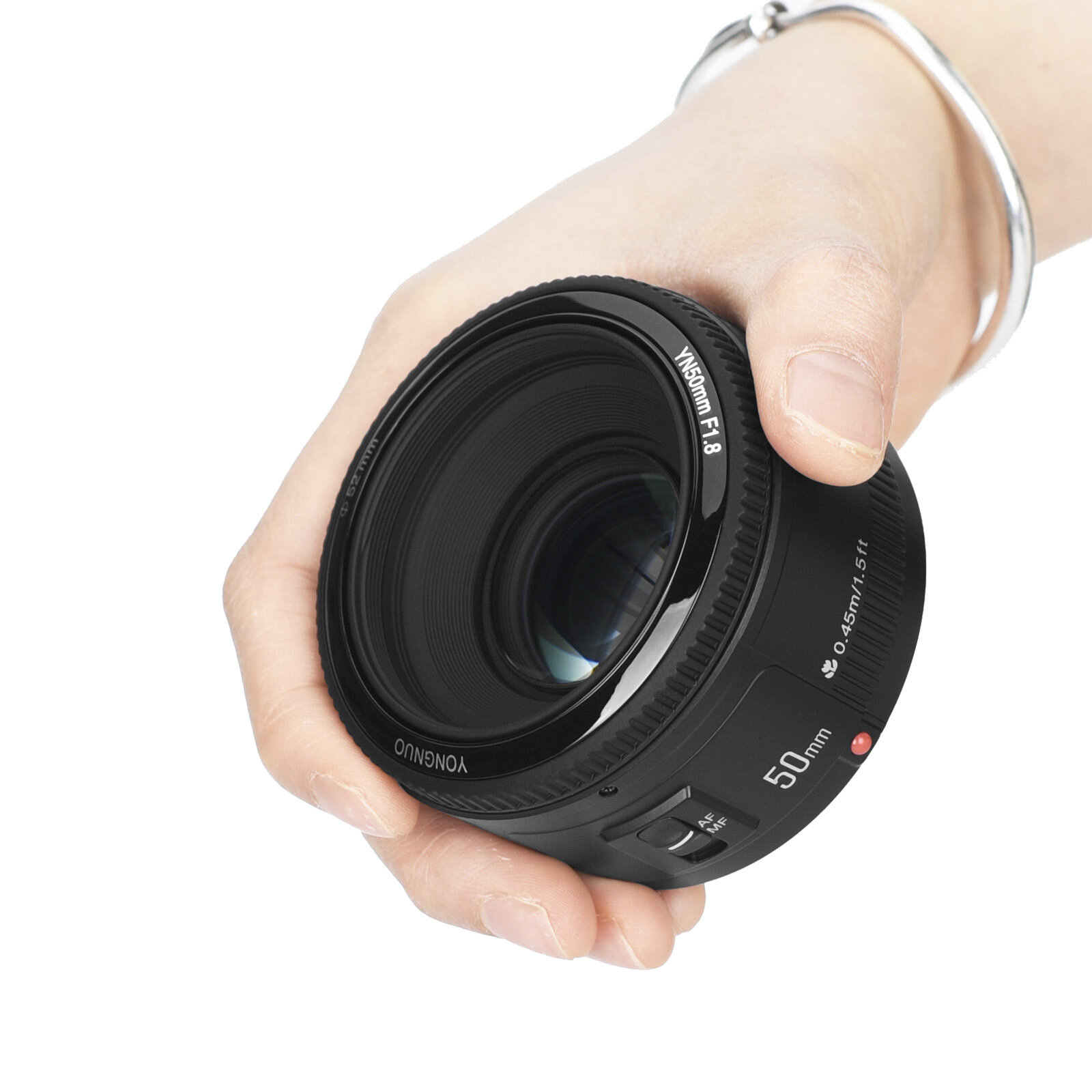 Объектив YongNuo 50mm F1.8 для Canon - фото №3