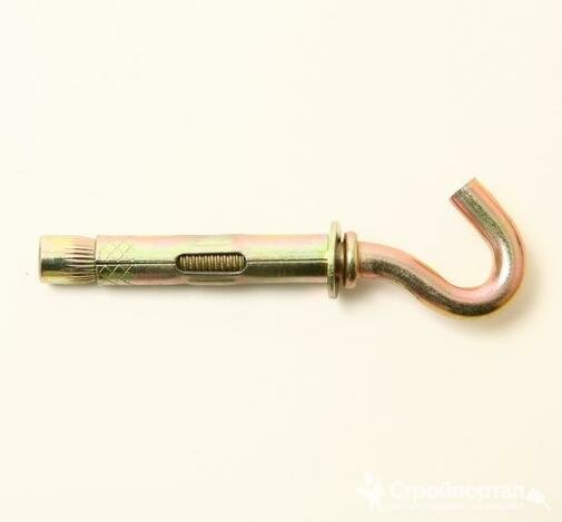 Анкерный болт с крюком М8 10х80 мм