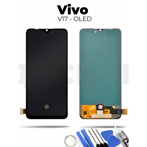 Дисплей для Vivo V17 (1920) в сборе с тачскрином Черный - (OLED)