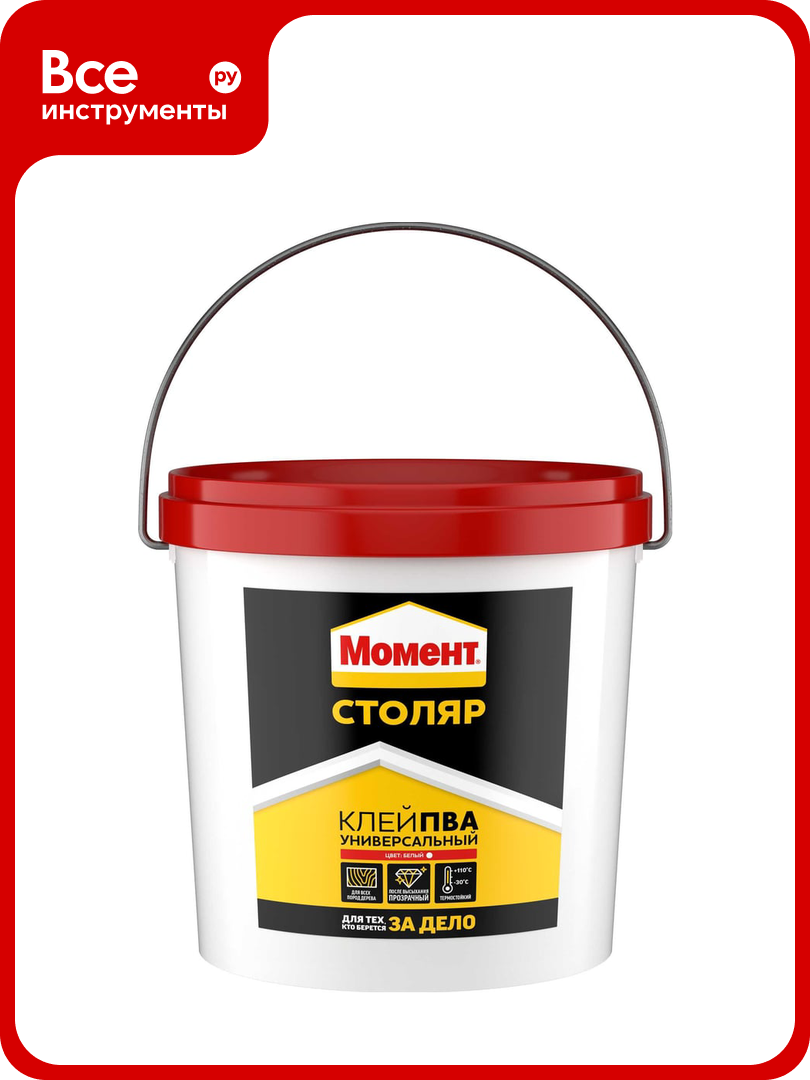 Универсальный клей Момент Столяр ПВА 3 кг 1960503 Б0023000