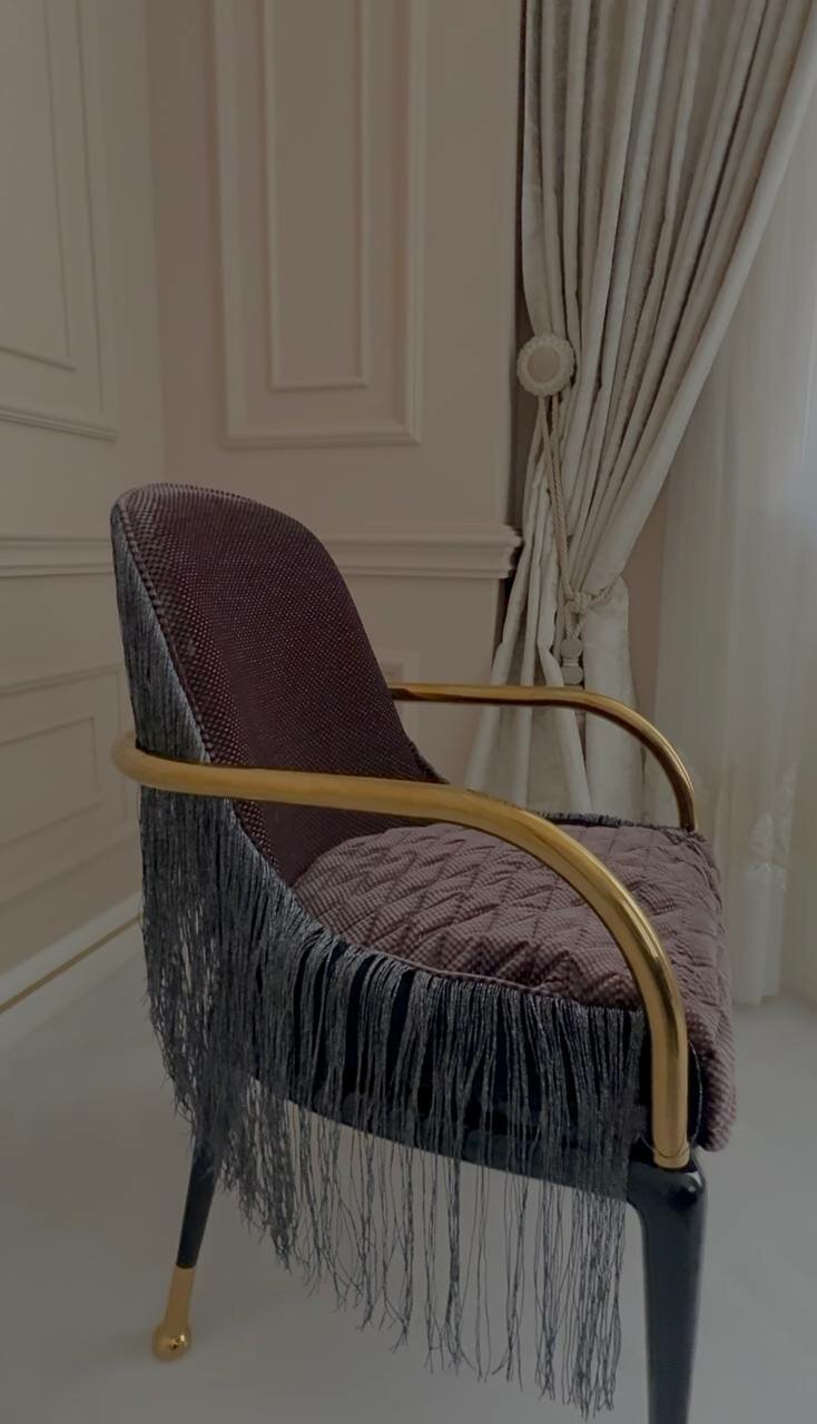 Нарядный, праздничный чехол на стул для зала, гостиной, холла