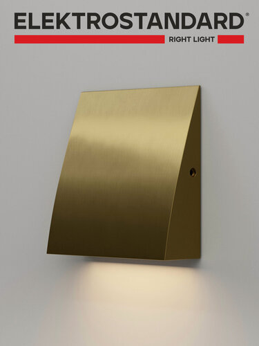 Изображение товара Подсветка для лестниц / Накладной светодиодный светильник Elektrostandard Wally 40159/LED, 2 Вт, 4000K, цвет латунь