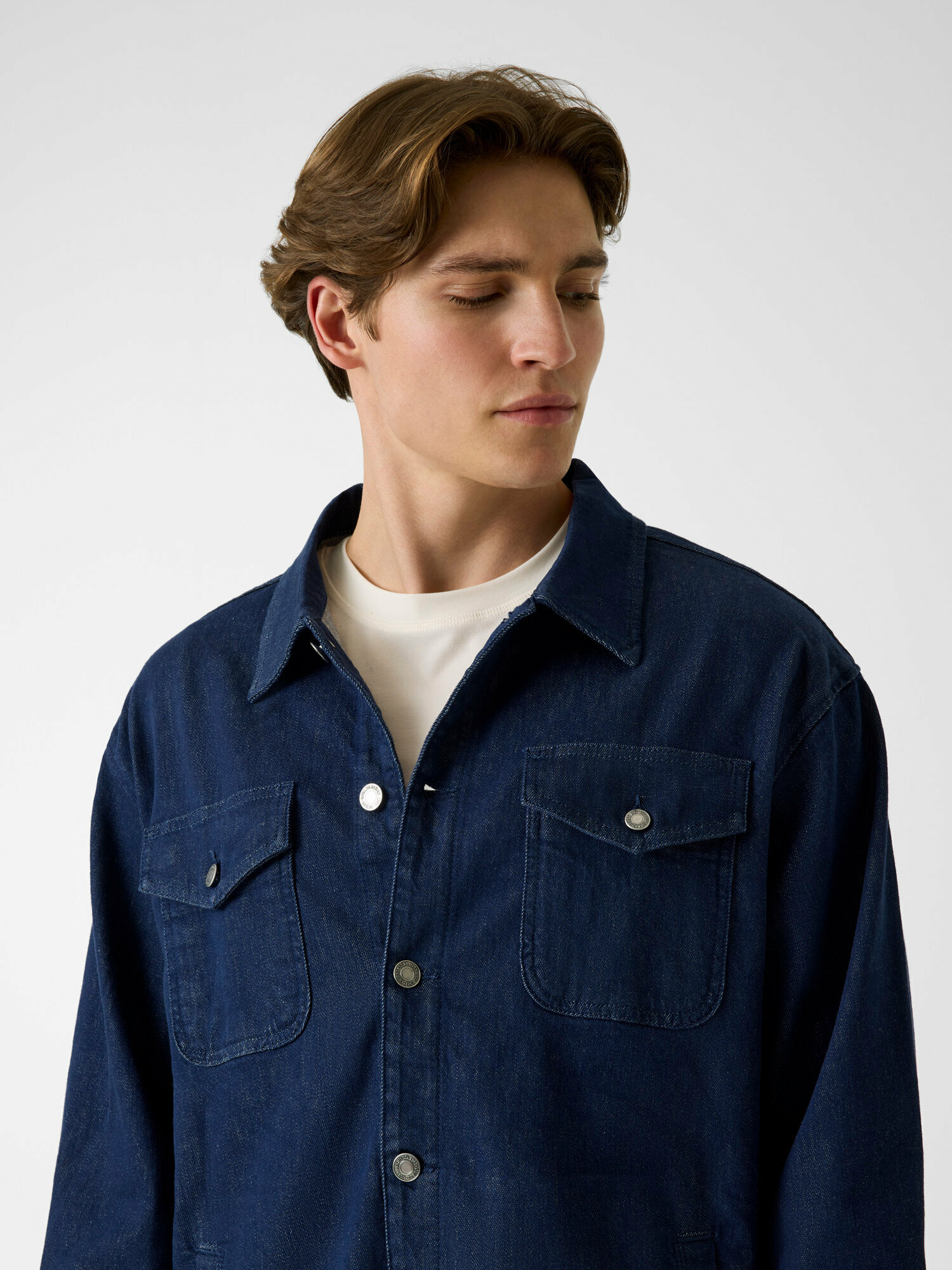 Куртка GUESS, размер M, синий — фото 1