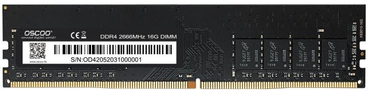 Модуль памяти Oscoo DDR4 DIMM 16Gb 2666MHz CL19 (6970823622250)