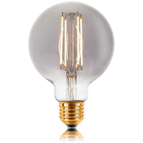 Ретро лампа светодиодная Ретроник G95 LED 4W, E27, дымчатая