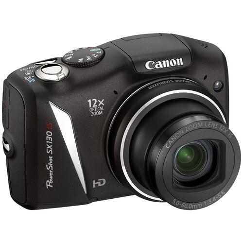 Фотоаппарат Canon PowerShot SX130 IS черныйсеребристый 1710000₽