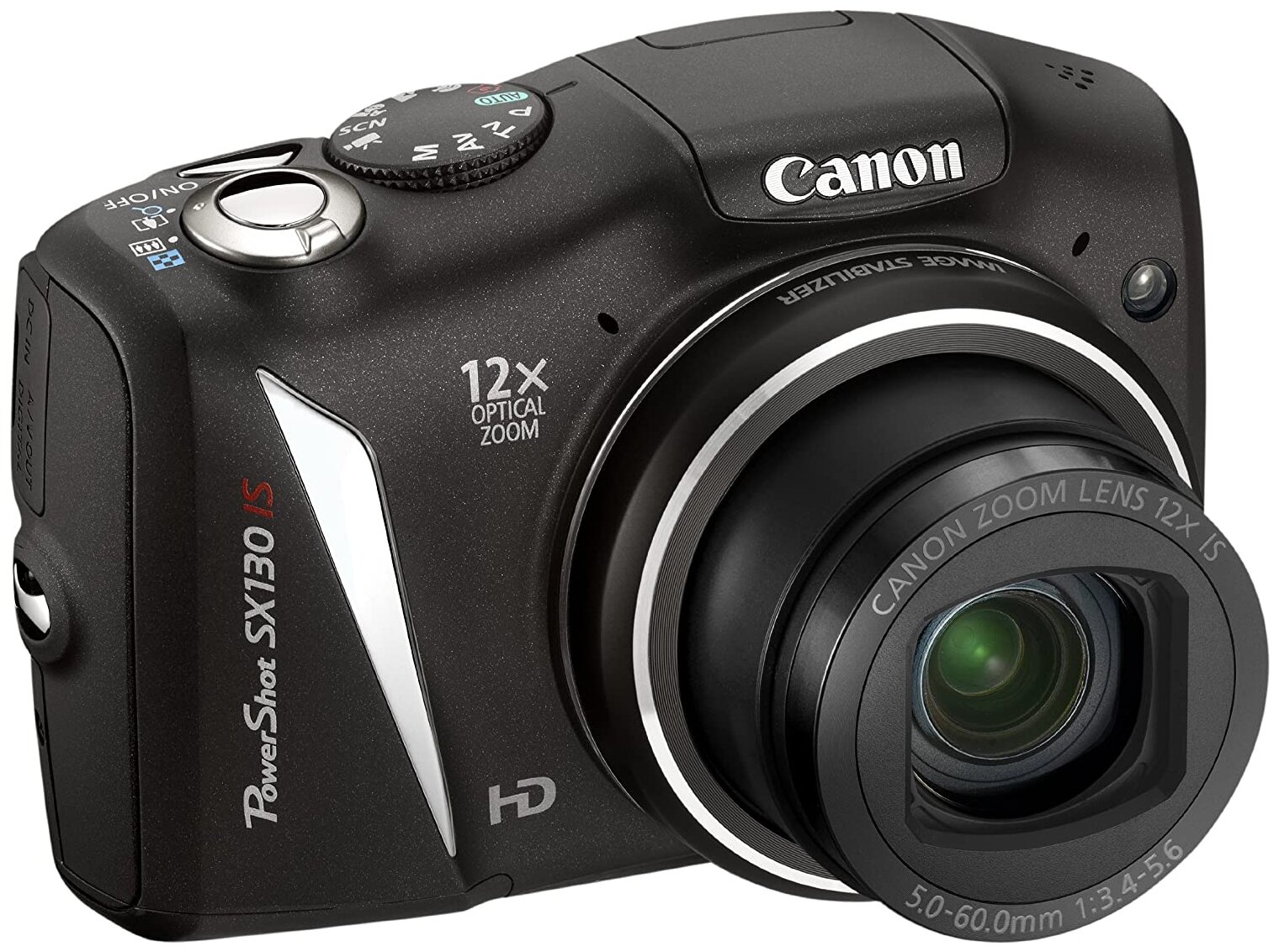 Фотоаппарат Canon PowerShot SX130 IS, черный/серебристый