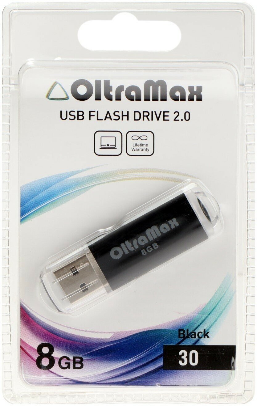 Накопитель USB 2.0 64GB OltraMax 30 синий - фото №8