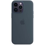 Чехол Apple iPhone 14 Pro Max Silicone Case with MagSafe Storm Blue MPTQ3 - изображение