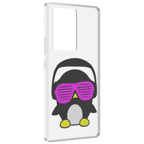 Чехол MyPads пингвин для ZTE Nubia Z40 Pro задняя-панель-накладка-бампер чехол mypads пингвин на коньках для zte nubia z40 pro задняя панель накладка бампер