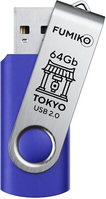 64GB накопитель FUMIKO Tokyo синий