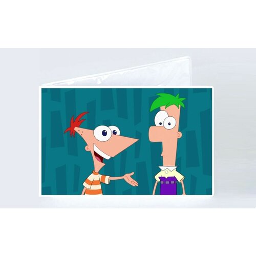 Обложка на студенческий билет Финес и Ферб, Phineas and Ferb №6