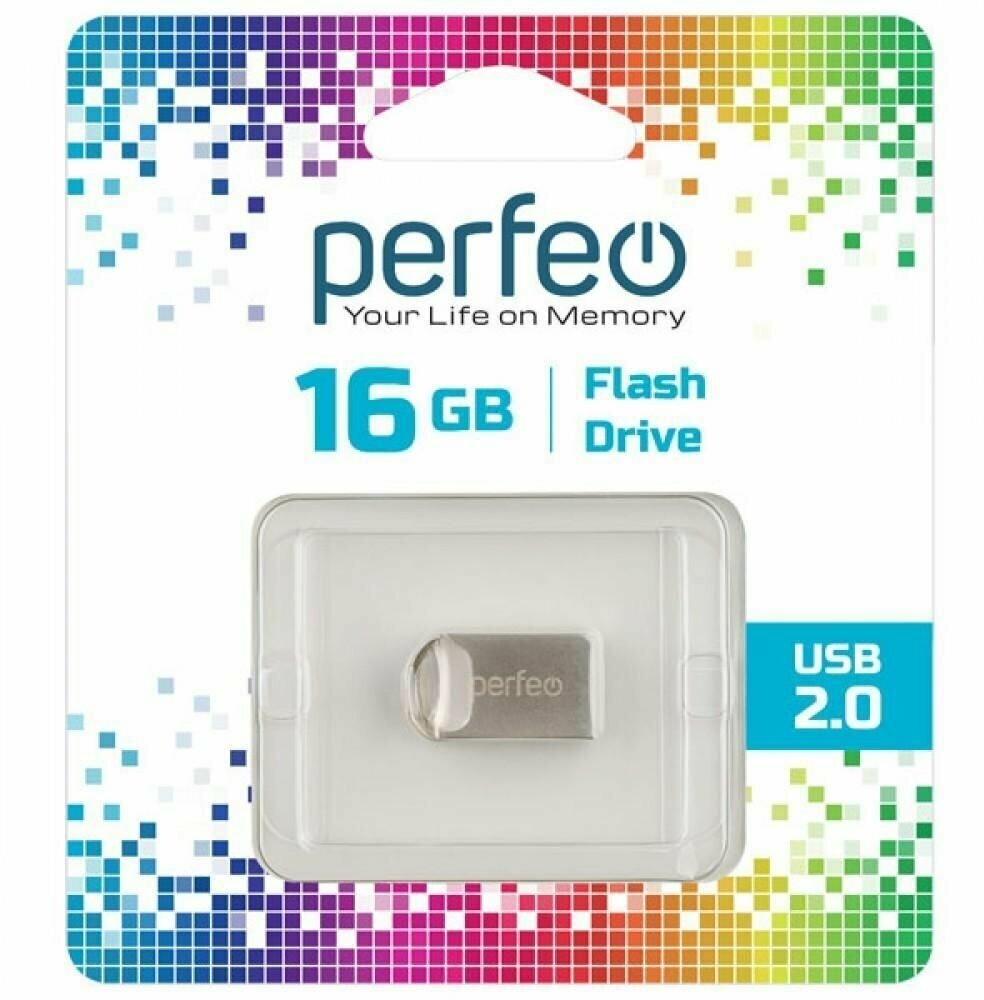 USB Флеш Perfeo 2.0 M09 Metal Series PF-M09MS016